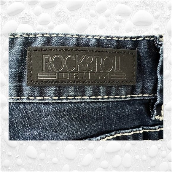 Rock & Roll Cowgirl Dark Wash Boyfriend Jeans - NWOT - Picture 5 of 11